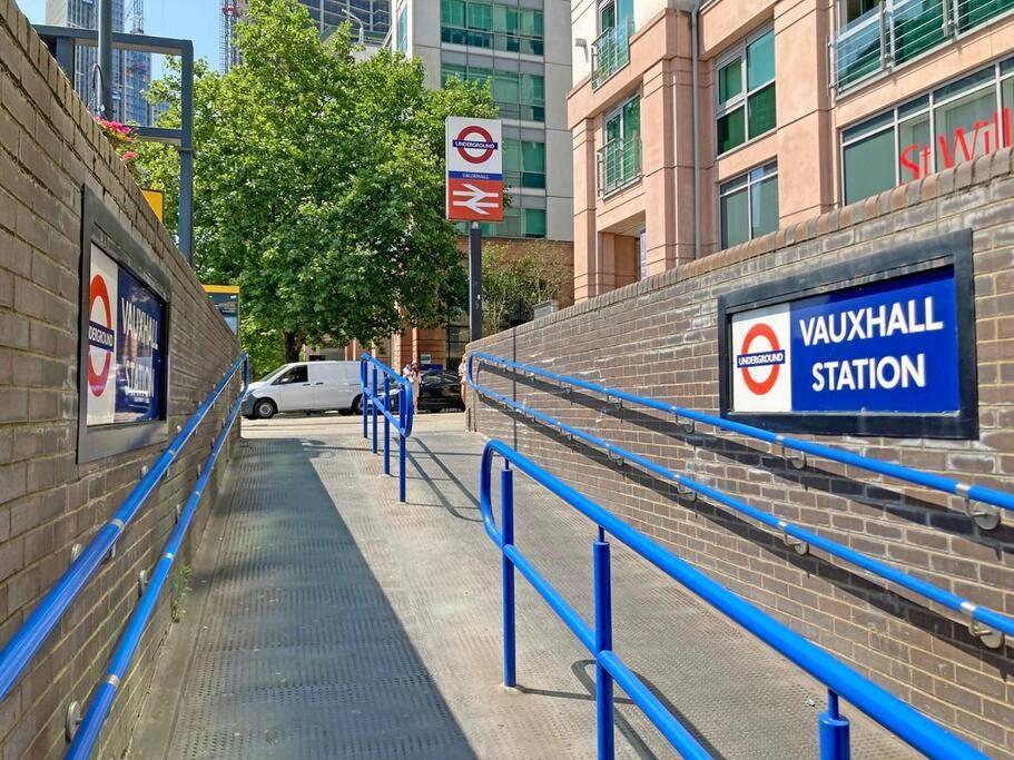 New Central 1Br Wstunning View, 5 Min Vauxhall St Londen Buitenkant foto